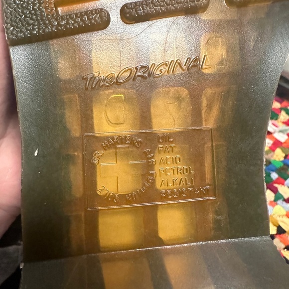 Women's DR.MARTENS White 1460 Smooth Leather Lace Up Boots Size 9 - Picture 9 of 13